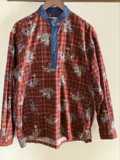 PEINTURE ペインチュール　長袖　ネルシャツ プルオーバー 日本製