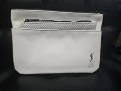 YSL ホワイトポーチ