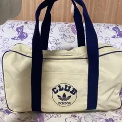 希少♢adidas club♢ボストンバッグ♢ヴンテージ♢長期的保管品