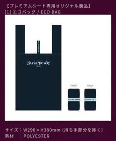 &TEAM BLAZE THE WAY ベルーナアンコン アプグレエコバッグのみ