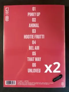 KATSEYE Wild heart Ver.タワーレコード限定盤 x2
