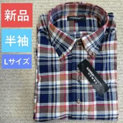 タグ付き 新品 山本寛斎 ブランド 半袖 シャツ Lサイズ 綿100%のサムネイル