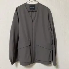 【NIKO AND... 】 メンズ　ノーカラー　ジャケット ジャンパー