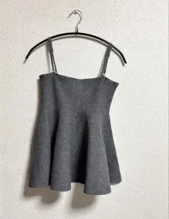 【完売商品】coca スポンディッシュニットキャミソール　Mサイズ