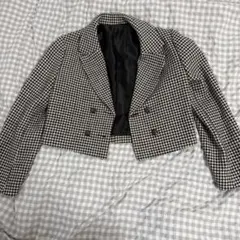 【MAJESTIC LEGON】ショートジャケット 千鳥柄 Mのサムネイル