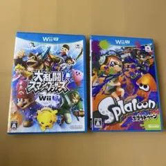 Wii U ソフト 大乱闘スマッシュブラザーズ スプラトゥーン 2本セット
