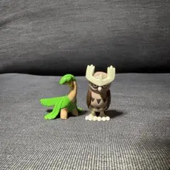 ポケモン 指人形 モンコレ ミニフィギュア 2点セット（トロピウス