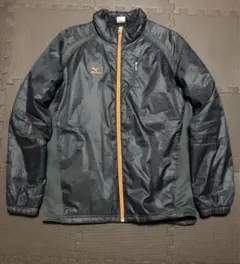 ミズノ ナイロンジャケット 薄手中綿ジャケット L グレー