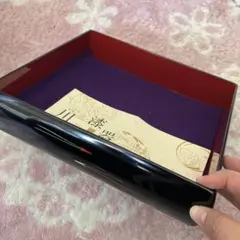 川連漆器 秋田伝統工芸品 トレイ 入れ物 大箱