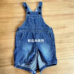 【新品】breeze ブリーズ　デニム　オーバーオール　　70 ダルマオール