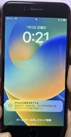 iPhone 8 Plus 64GB RED SIMフリー 匿名配送　初期化済のサムネイル