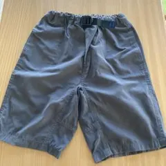 グレー 半ズボン ウエスト調整可能