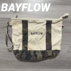 BAYFLOW キャンバス カモフラ柄 ハンドバッグ　クラッチバッグ　迷彩のサムネイル