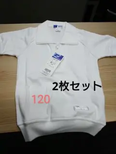 体操服 ホワイト 120サイズ 2枚セット