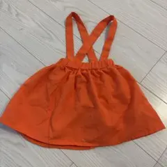 SHEIN ベビー サロペットスカート オレンジのサムネイル