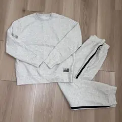 ユニクロ KIDS 160エアリズム ウルトラストレッチセット ライトグレー上下