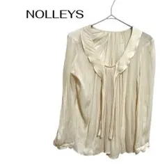 B0482NOLLEYS長袖ブラウスフリル　オフィスカジュアル　デートのサムネイル