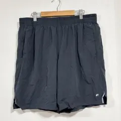 ラッセル ショートパンツ 無地 L 黒 ポリエステル ランニング シンプルのサムネイル