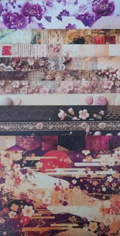 naco⋈様デザインペーパー〜和柄〜☆おすそ分け12枚