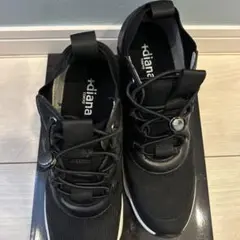 +diana ブラック インヒール6cm スニーカー