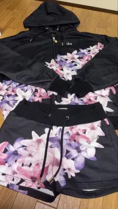 rady フラワープリント セットアップ