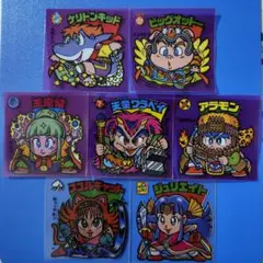 ビックリマン　透明シール7枚セット　ケリトンキッド