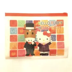 キティ ファスナー クリア ポーチ