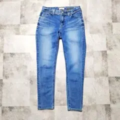 yanuk ヤヌーク パトリシア ストレートジーンズ 27 大人きれいめ デニム