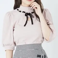 Ank Rouge ハートあきテレコTOPS ピンク