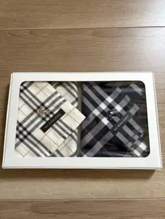 BURBERRY チェック柄ハンカチ2枚セット