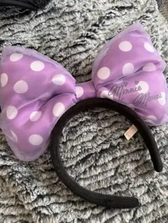 ミニー カチューシャ 紫