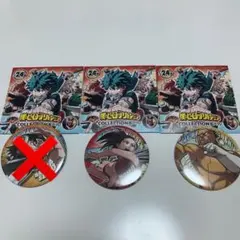ヒロアカ　コレクション缶バッチセット　ヒロアカ展KV ver.