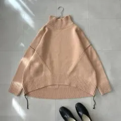 美品 CINOH×UNITED ARROWS別注♡タートルネックニット オレンジ