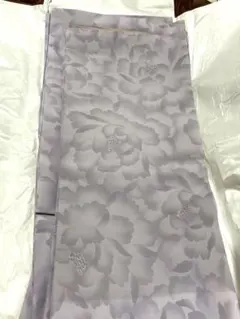 薄紫色 花柄 小紋 着物