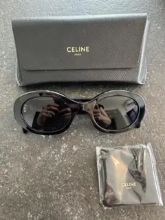 CELINE オーバルサングラス CL40194U トリオンフGOLD - メルカリ