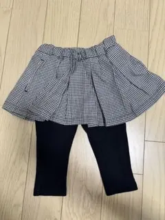 【美品★】petit main ベビースカート&レギンス 黒 80cm