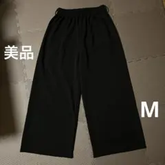 美品 ブラック ガウチョパンツ レディース M
