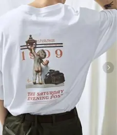 publux パブリュクス　バックプリントTシャツのサムネイル