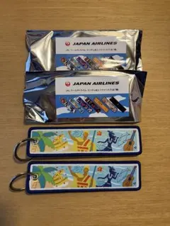 ハワイアン航空 機体柄 フライトタグ 4種類セット 高精細刺繍 A330 JAL 