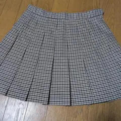 WEGO チェック柄プリーツスカート Mサイズ