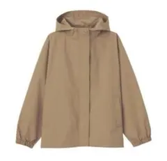 無印良品 撥水フードジャケットM〜L ダスティベージュ