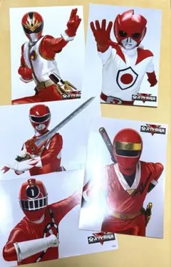 全スーパー戦隊展 2L特写ブロマイド 5種類セット