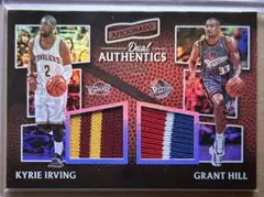 25枚限定 グラント・ヒル カイリー・アービング Dual Authentics