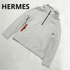 極美品 HERMES エルメス レザー 上質 コットン フード パーカー - メルカリ