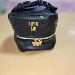 ANNA SUI 大容量バニティポーチ ブラックのサムネイル
