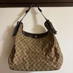 【ジャンク品】GUCCI GGキャンバス ショルダーバッグ 正規品