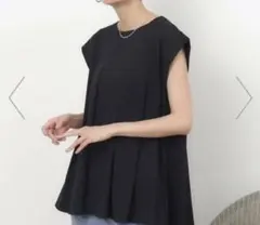 新品 OPAQUE.CLIP UV タックデザインチュニックカットソー