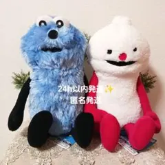 パペットスンスン おすわりBigぬいぐるみ　スンスン＆ノンノン【24h匿名発送】