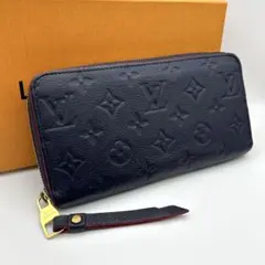【美品】 新型 ルイヴィトン 長財布 ジッピーウォレット マリーヌルージュ