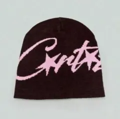 corteiz ニット帽ビーニー　黒 uk Central Cee